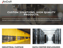 Tablet Screenshot of amcraftmanufacturing.com